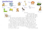 English Worksheet: animal