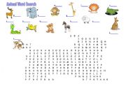 English worksheet: animal