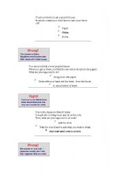 English worksheet: quiz customs about the world!