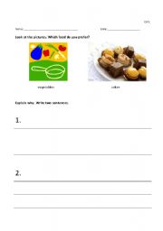 English Worksheet: Choose 1