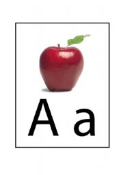 English Worksheet: Alphabet flashcards A to M