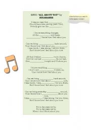 English worksheet: Song: 