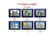 English Worksheet: the weather