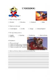 English Worksheet: Underdog