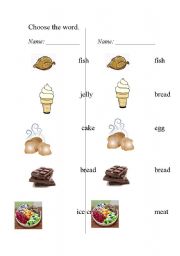 English Worksheet: game