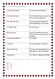 English Worksheet: Black Eyed Peas Ive gotta feeling...