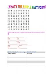 English worksheet: PAST SIMPLE - EXERCISES