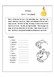 English Worksheet: Reading Comprehension