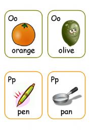 Alphabet flashcards. PART 2