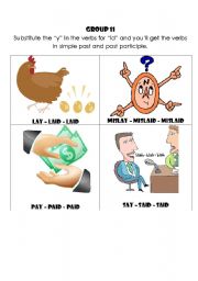 Irregular Verbs - Group 11