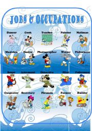 English Worksheet: Jobs & Occupations part 1