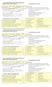 English Worksheet: I gotta find you