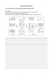 English Worksheet: Directions