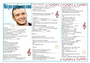 Song: What goes around... comes around (Justin Timberlake) - Past Simple Practice ((2 pages)) ***fully editable