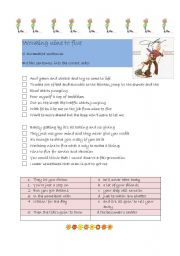 English Worksheet: Working 9 to 5 (3 pages)