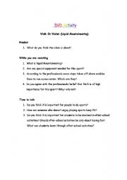 English worksheet: speaking practice