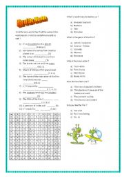 English worksheet: Science Fiction