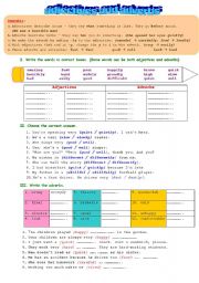 English Worksheet: adverbs