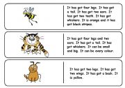 English Worksheet: animal domino part 3