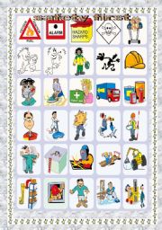 English Worksheet: safety first