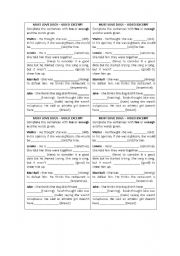 English worksheet: Must Love Dogs - Movie Worksheet