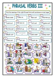 PHRASAL VERBS III