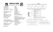 English Worksheet: SONG FOR SEVERAL TOPICS