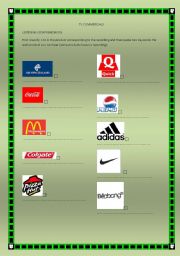 English Worksheet: TV COMMERCIAL RECORDINGS