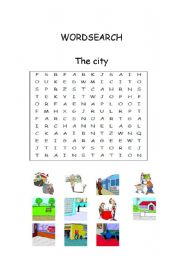 English Worksheet: WORDSEARCH