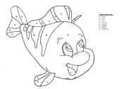 English Worksheet: Colour the picture