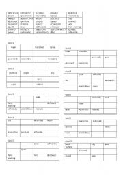 English Worksheet: Domino_Character_Adjectives