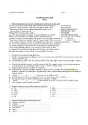 English Worksheet: Business english test