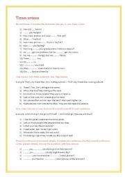 English Worksheet: Tenses Revision