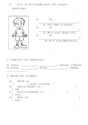 English worksheet: Grammar Point 4