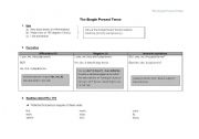 English worksheet: Simple Present Grammar Grid