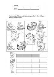 English worksheet: Wild Animals