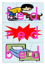 English Worksheet: Word Puzzles - e