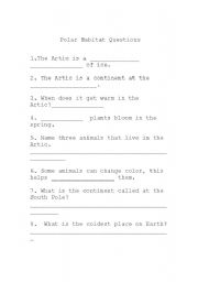 English Worksheet: Habitat- Grasslands 