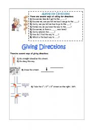 giving directions