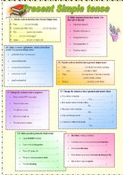 English Worksheet: Present Simple tense