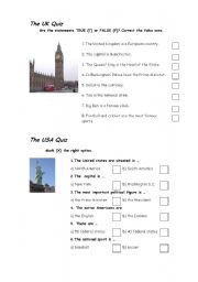 English Worksheet: Quiz