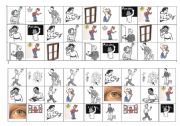 English Worksheet: classroom instructions bingo cards1