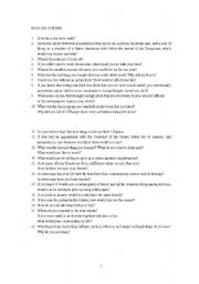English Worksheet: life style fruits vegetables