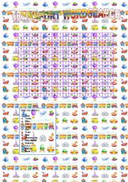 TRANSPORT WORDSEARCH