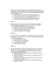 English Worksheet: sentence correction