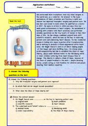 English Worksheet: Magdy Yagoub