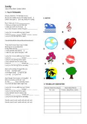 English Worksheet: Lucky - Jason Mraz feat. Colbie Caillat