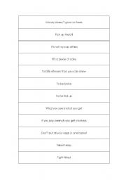 English worksheet: Everyday Idioms and Sayings