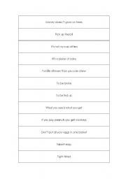 English Worksheet: Everyday Idioms and Sayings
