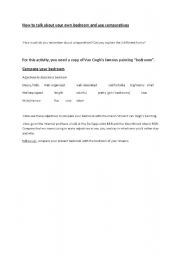 English Worksheet: my bedroom